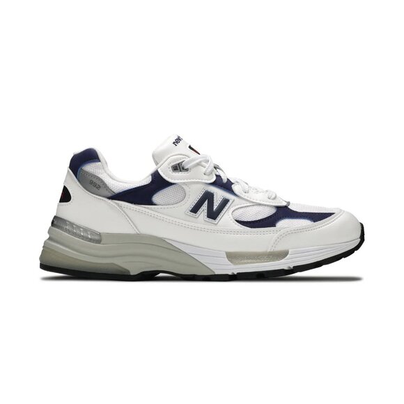 New Balance 992 White Navy